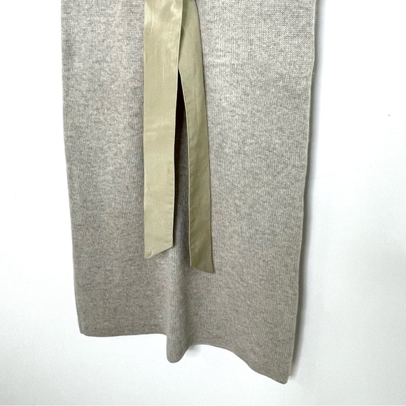 Y2K Archival | J.Crew x Sontuosa Cashmere Collab | Femme Celadon Sweater Dress - Picture 5 of 11